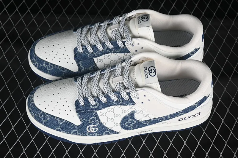All categories Nk SB Dunk Series Nk SB Dunk Low High-end customized low-top sneakers Nike SB Dunk Low Gucci co-branded blue jeans Anniversary high-end customized low-top casual sneakers CH8311-285